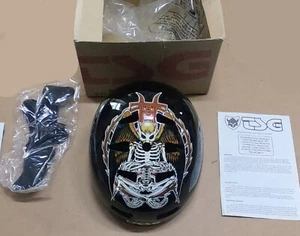 NOS Vintage TSG Tony Hawk Skateboard Helmet Black Large/X-Large New Old Stock - Picture 1 of 2