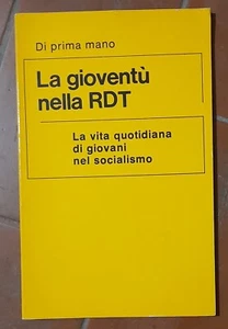 Libro La gioventù nella RDT - Di prima mano - Foto 1 di 1