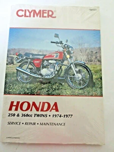 CLYMER HONDA 250 & 360cc Twins 1974-1977 Service Repair Maintenance Manual - Picture 1 of 1