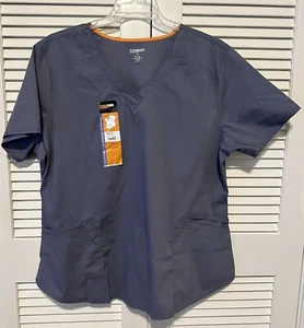 Scrubstar Condor Grey with Orange Scrub Top-2XL ***BRAND NEW WITH TAGS*** - Picture 1 of 2