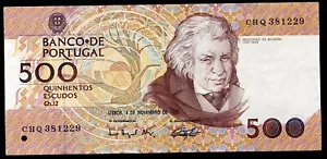 PORTUGAL 500 ESCUDOS 1993 MOUZINHO SILVEIRA CH. 12 P180 #N127# - Bild 1 von 2
