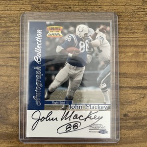 1999 SPORTS ILLUSTRATED GREATS OF THE GAME JOHN MACKEY AUTOGRAPH NMMT *309551