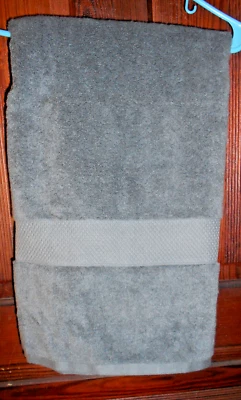 Toalla EVERHOME 30 x 58 100 % algodón egipcio cromada nueva con etiquetas Foto 1 de 2