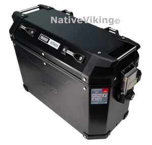 GIVI TREKKER OUTBACK 37 LEFT SIDE OBKN37BL Pannier BLACK Aluminium - Picture 1 of 10