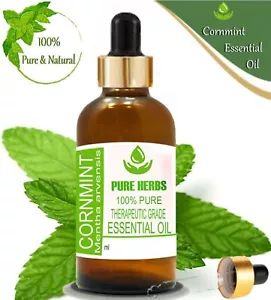 Pure Herbs Cornmint 100% Pure & Natural Mentha arvensis Essential Oil - Picture 1 of 11