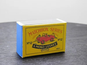 Matchbox Moko Lesney No12 Land Rover EMPTY Reproduction Box Only NO CAR - Picture 1 of 3