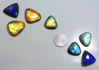 Espectrolita de fuego natural de 311 quilates labradorita trillón de cabujón piedra preciosa LR-294 Foto 1 de 4