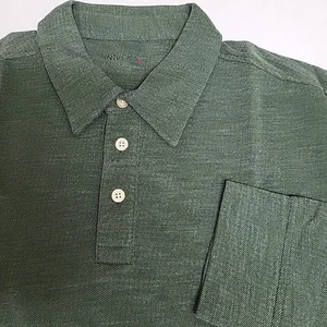 UNTUCKit Dao Polo Uomo L Verde Manica Lunga Misto Cotone Leggera Nuova con etichette - Foto 1 di 6