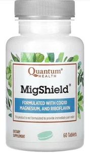Quantum Health MigShield – Magnesium, Riboflavin, CoQ10 – 60 Tablets - Picture 1 of 7