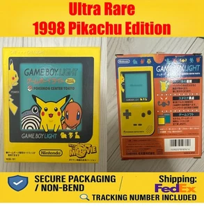 Pokemon Center Tokyo Game Boy Light Pikachu Edición Limitada 5000 Unidades JP Raro - Imagen 1 de 17