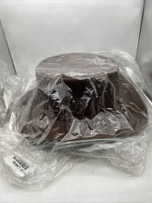 Sombrero de Vaquero Minnetonka The Food Up Cuero Marrón Outback Talla Grande 9525 Foto 1 de 4