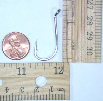 100 92554 size 3/0 Suicide Octopus Beak Hook Stainless Steel bait lure fly  - Image 1 of 2