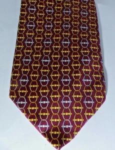 Cravatta Bottcelli Berry, argento, oro, 100% seta nuova con etichetta - Foto 1 di 9