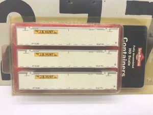InterMountain Ho Scale JB Hunt 53' Duraplate Container 3-Pack 30501-06 - Picture 1 of 5