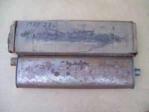 1958 58 Chrysler Imperial Crown LeBaron NOS MoPar Rear MUFFLER 1733286 - Picture 1 of 5