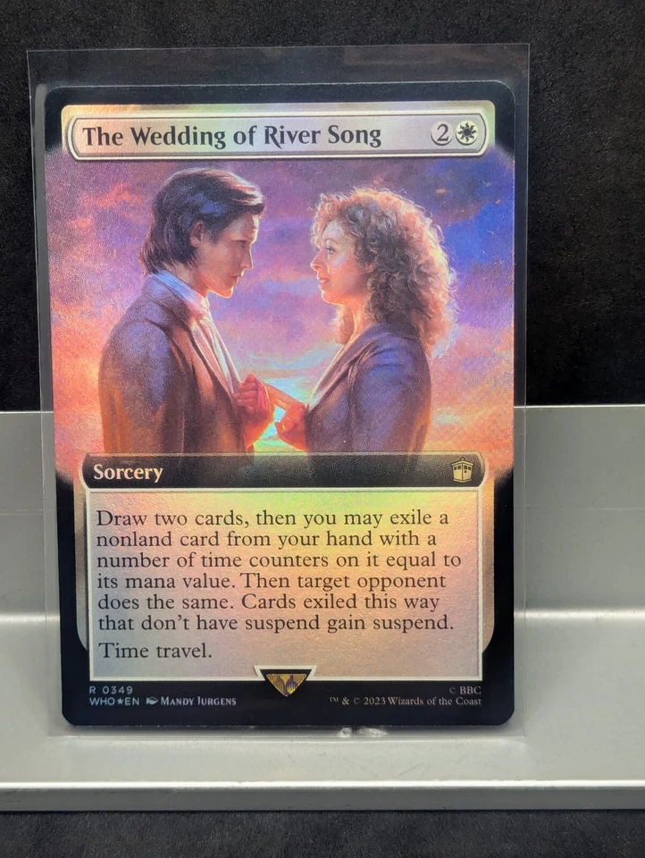 The Wedding of River Song Showcase FOIL X1  LP Doctor Who Commander MTG - Image 1 of 1