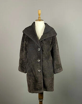 Ladies Max Mara Brown Alpaca Wool Oversized Hooded Over Coat Size US 8 GB 10 - Image 1 of 4