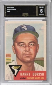 1953 Topps #145 Harry DORISH - GMA 6 EX - Chicago White Sox - Picture 1 of 2