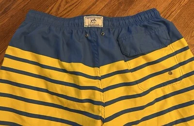 PARA HOMBRES SOUTH TIDE SKIPJACK PANTALONES CORTOS TRAJE DE BAÑO BAÑADOR TALLA L POLIÉSTER Foto 1 de 4