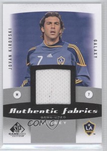2011 SP Game Used Edition Authentic Fabrics Jovan Kirovski #AF-JK