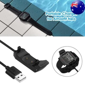 1m Fast USB Charging Cable Smart Watch Portable Charger Device for Huami Amazfit - Zdjęcie 1 z 8