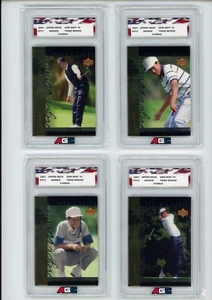 2001 Upper Deck Golf Tiger Woods Rookie Tiger Tales AGC 10 Gem Mint Complete Set - Picture 1 of 16