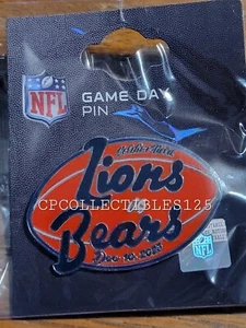 Detroit Lions VS Chicago Bears GAME DAY Lapel PIN 12/10/23 Soldier Field NEW - Picture 1 of 1