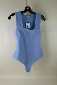 Intimately Women's Sleeveless Square Scoop Neck Bodysuit-Blue-SM - Picture 1 of 5