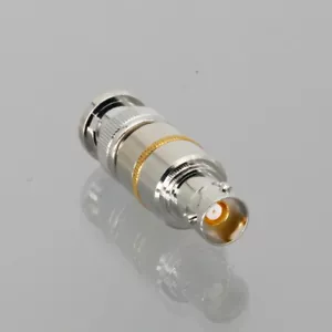 Adapter 3-Lug Triax TRB Female to Coax 2-Lug BNC Male E3 Circuit Code Converter - Picture 1 of 8