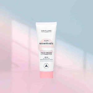 ORIFLAME GLOW ESSENTIALS GESICHTSCREME MIT VIT E & B3 LSF 10 - 50 ml NEU - Bild 1 von 3