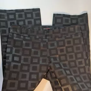 Geometric Print NY&Co City Stretch side zip Pants - Picture 1 of 7