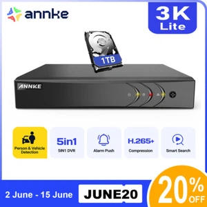 ANNKE 5MP Lite 8CH 16CH DVR Recorder Person Vehicle Detection Instant Alert - Picture 1 of 17