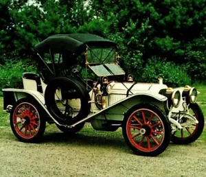 1910 Packard 30 Gentleman's Roadster Car Harper Collezione VT Cartolina d'epoca - Foto 1 di 4
