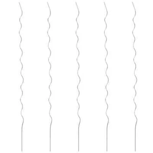 5 pcs Spiral Plant Supports 43.3" Galvanized Steel vidaXL - Picture 1 of 4