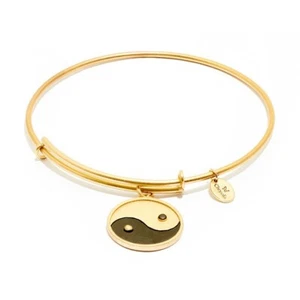 Chrysalis Yang Yang Expandable Gold Tone Bangle - Picture 1 of 1