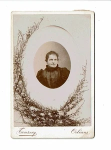 photographie cdv BLANCHE COTEREAU  LECONTE Le Theil sur Huisne TOUZERY Orléans - Picture 1 of 2