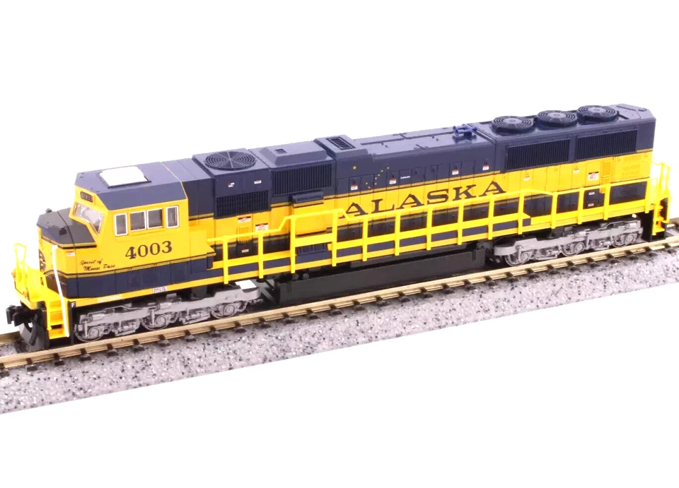 Kato N Scale ~ New 2025 ~ Alaska SD70MAC #4003 Moose Pass ~ DC Version ~176-6410 - Image 1 of 1