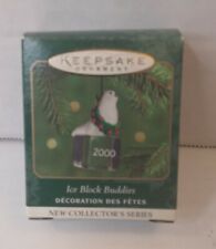 2000 Hallmark Keepsake Miniatures Ice Block Buddies 1st in series, Used with box