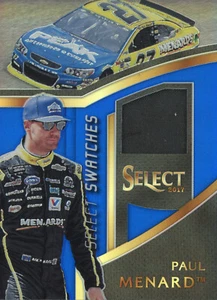 PANINI 2017 SELECT PAUL MENARD #PM 61/199 BLAU PRIZM SELECT SBATCHES RELIKTKARTE - Bild 1 von 2