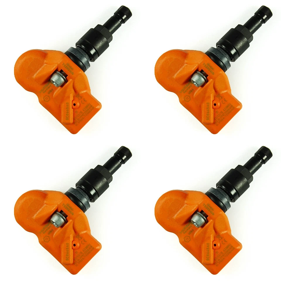 New 315 mhz TPMS Set Black Valve Stem Fits 2010 2011 2012 Hyundai Genesis Coupe - Image 1 of 1