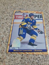 1995 Globe Nicklas Lidstrom VM'95  Card #9  ( Sweden )