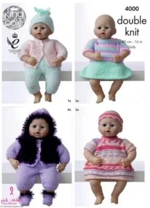 King Cole Dk-Strickmuster Puppenkleidung 4000 - Bild 1 von 2