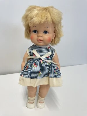 Muñeca De Colección EEGEE Dublon Softina 13" Años 70 Bebida Húmeda Suave y Dulce Ojos Pintados Foto 1 de 4