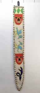 African Hand Beaded Belt Sash Wall Hanging Vintage Antique Nigerian - Bild 1 von 11
