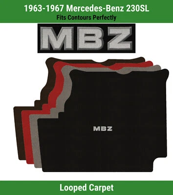Alfombrilla de maletero Lloyd Classic Loop para Mercedes-Benz 230SL '63-67 con apliques MBZ Foto 1 de 4