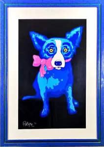 George Rodrigue "SWEETIE PIE -BLACK-" Silkscreen Edition with autographed COA - Picture 1 of 7