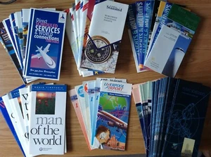 Lot of 229 various British regional AIRPORT timetables 1990s timetable BHX MAN - Picture 1 of 8