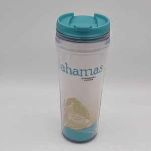 Bicchiere da viaggio Starbucks Global Icon Bahamas 2009 serie da collezione 12 oz barista - Foto 1 di 7