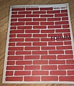 JAN 1967 ARCHITECTURAL FORUM Mag - 75th Anniv + CAPE KENNEDY - THE V.A.B. & C.T. - Foto 1 di 12