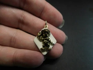Gold Tone Metal Disney's Pinocchio Mid Century Charm/Pendant Jewelry - Picture 1 of 3